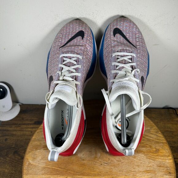 Nike Zoom X Invincible Run Flyknit 3 White Red Shoe Men's Size 11.5 FJ3889-100 - Picture 7 of 10